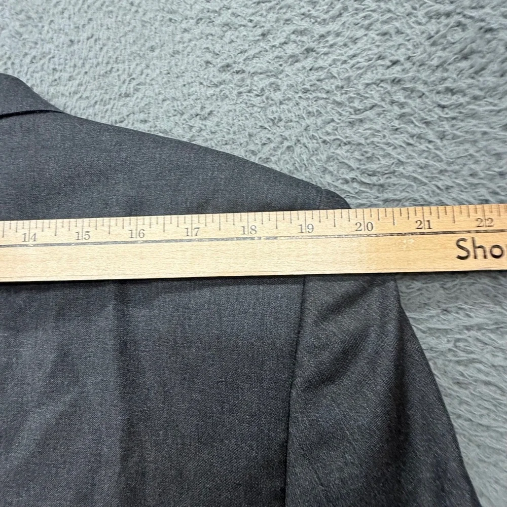 Canali Men's Charcoal Gray Wool‎ Suit Blazer Jacket Made in Italy Size 52R